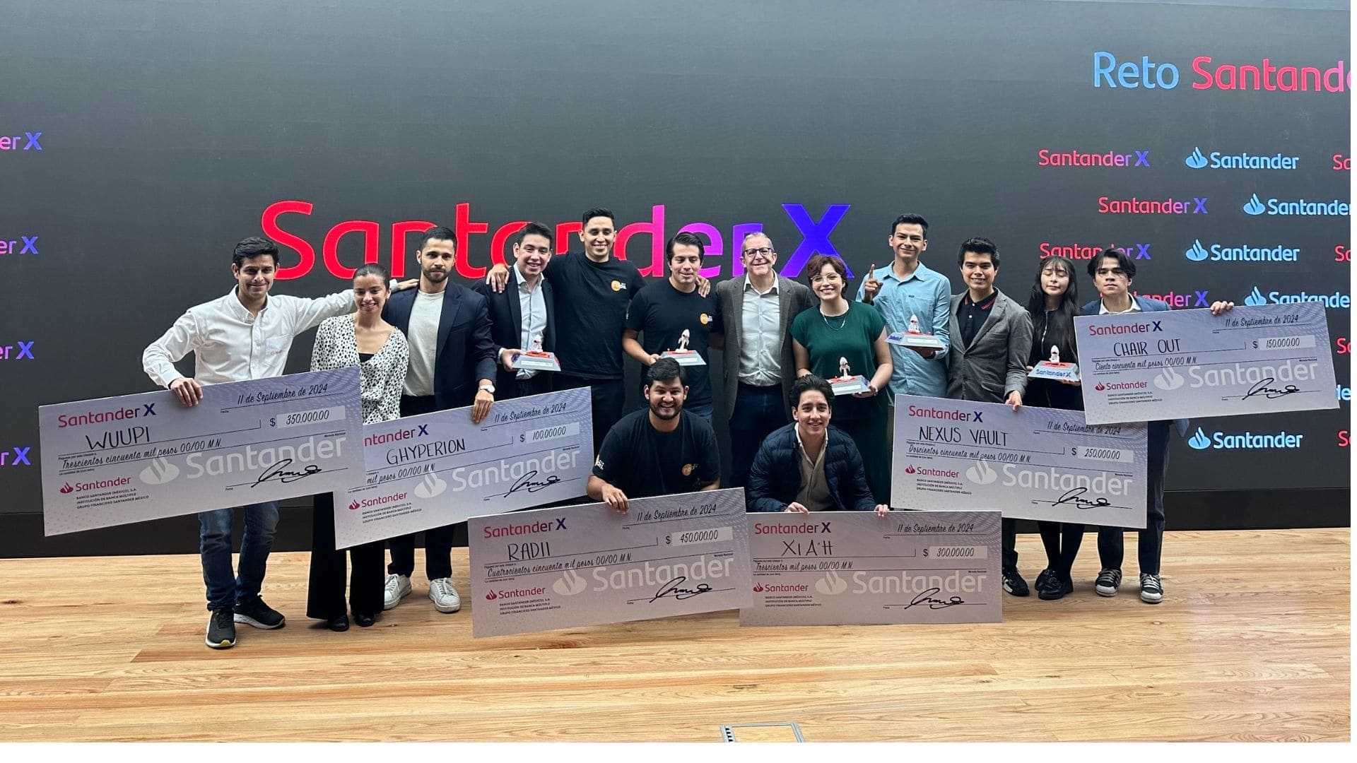 Santander impulsa con 1.6 mdp a startups y emprendimientos universitarios