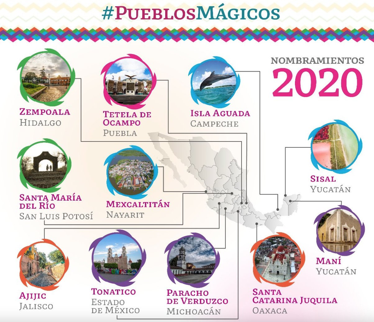 Anuncia Sectur nombramiento de 11 nuevos pueblos mágicos