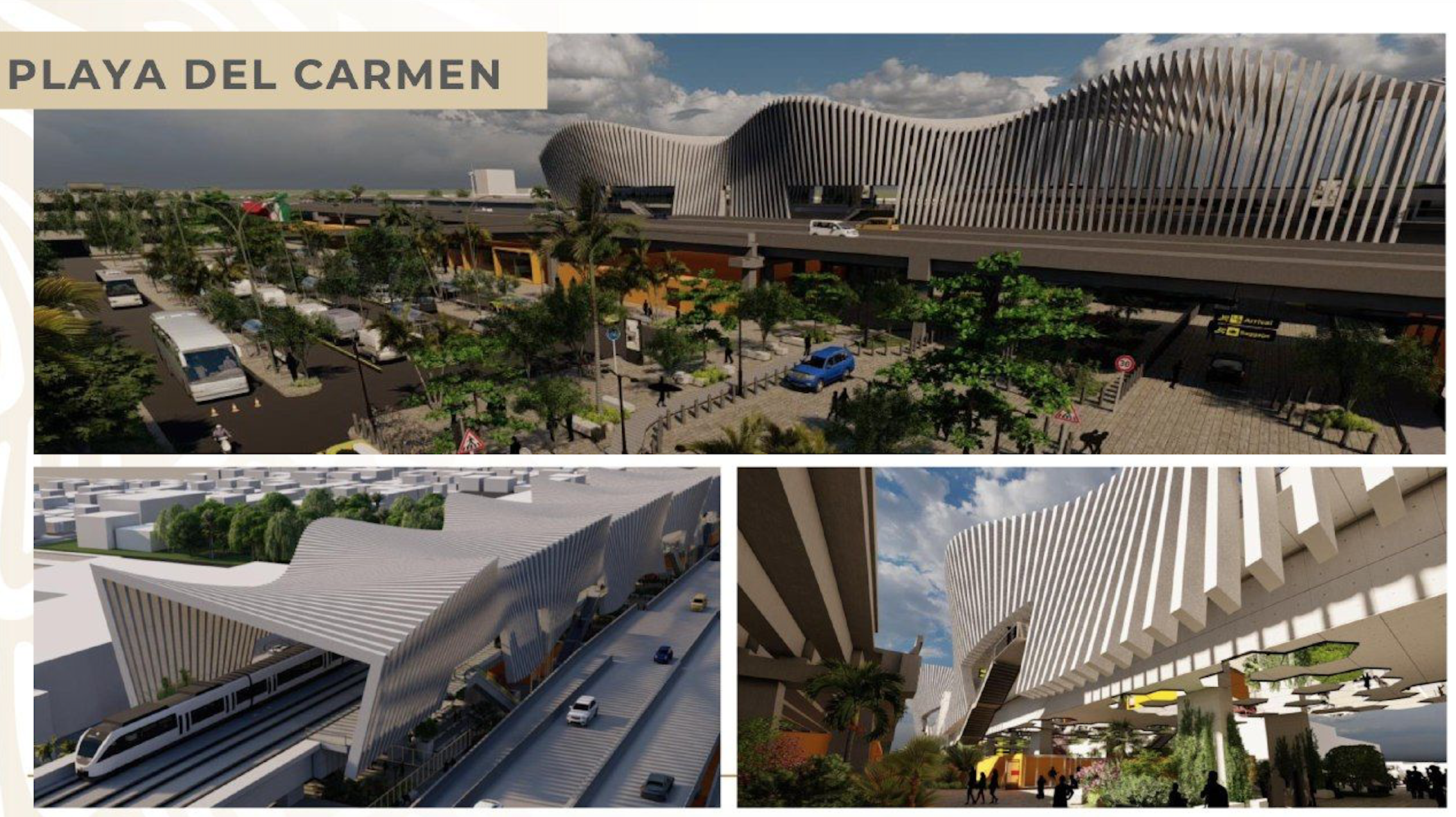 Avanza construcción del Tren Maya en Playa del Carmen