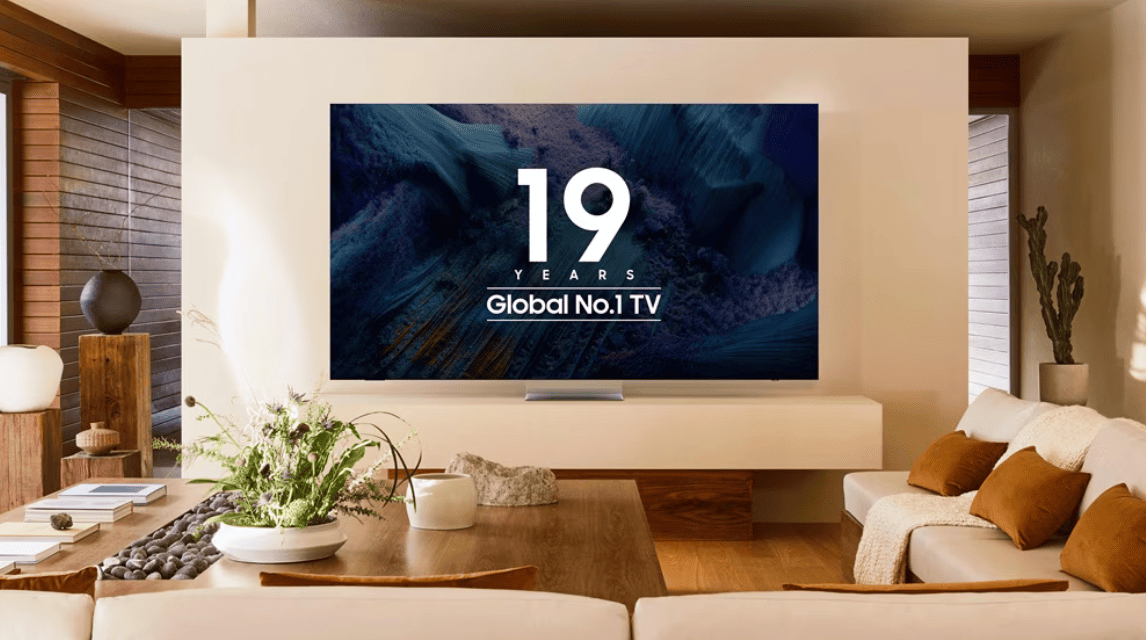 Samsung Electronics logra 19 años consecutivos como líder mundial del mercado de televisores