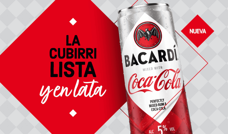 Bacardí Coca Cola llegó a México. ¿Dónde lo puedes conseguir?