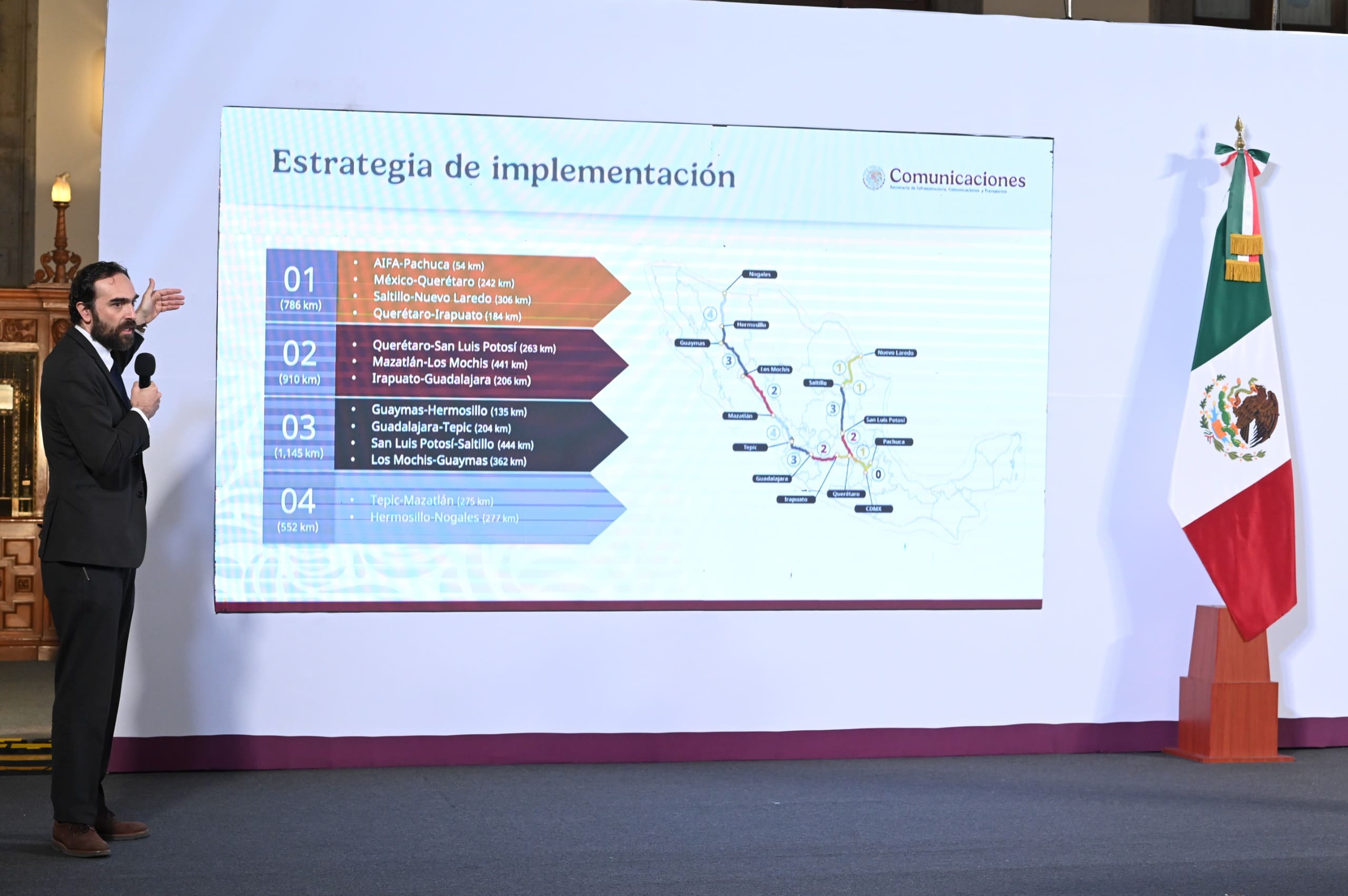 Arrancarán en 2025 obras de cuatro líneas de trenes de pasajeros