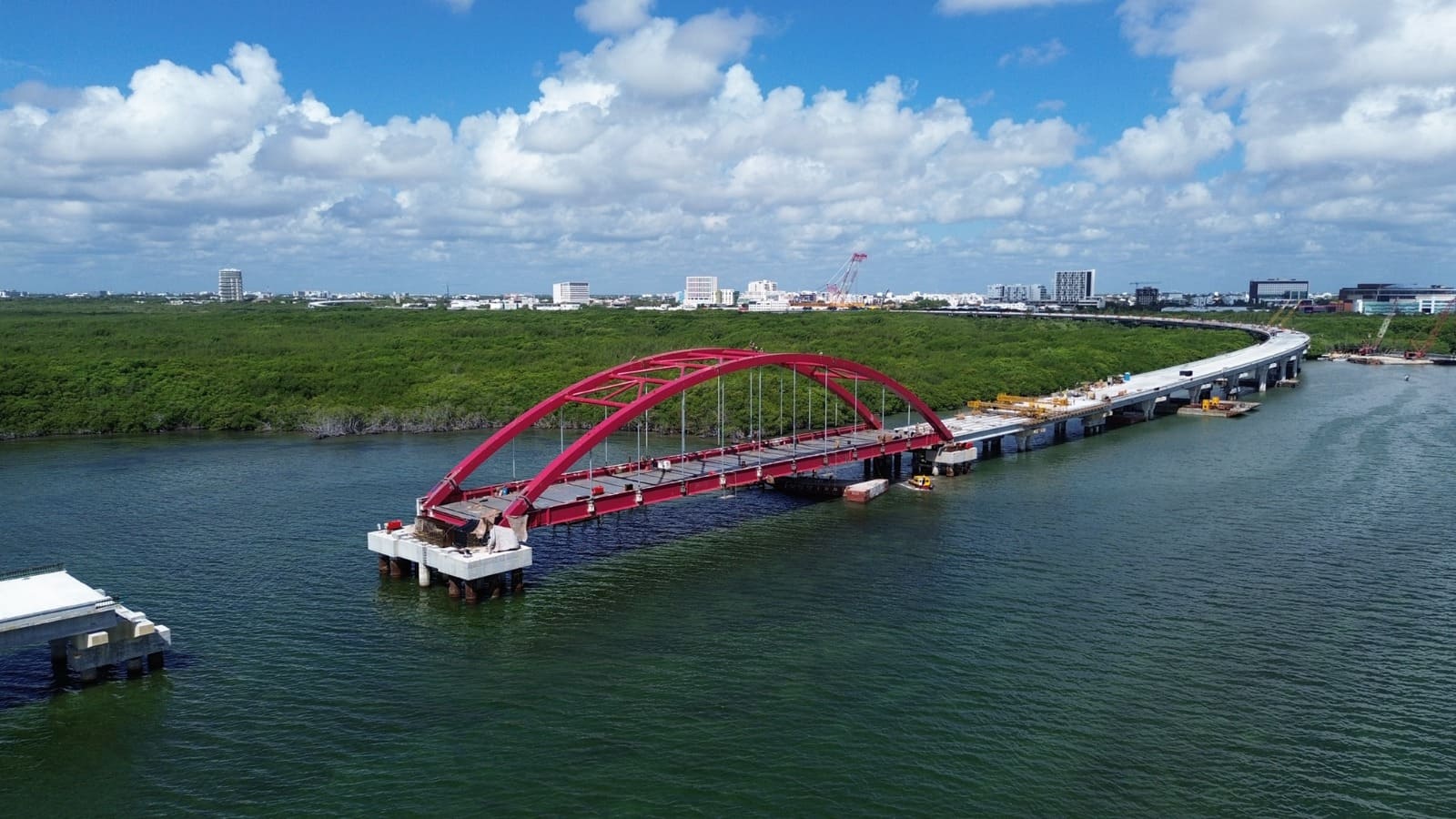 Cuidado ambiental en construcción del puente Nichupté ha permitido el rescate y reubicación de 2 mil 125 especies