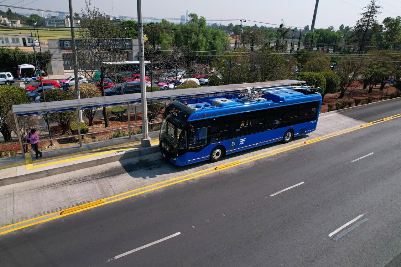 Inauguran Línea 12 del Trolebús en Coyoacán con 28 unidades eléctricas