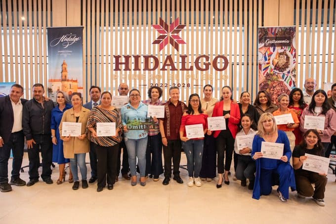 Entregan distintivos H y de Pueblos con Sabor, así como Registros Nacionales de Turismo en Hidalgo