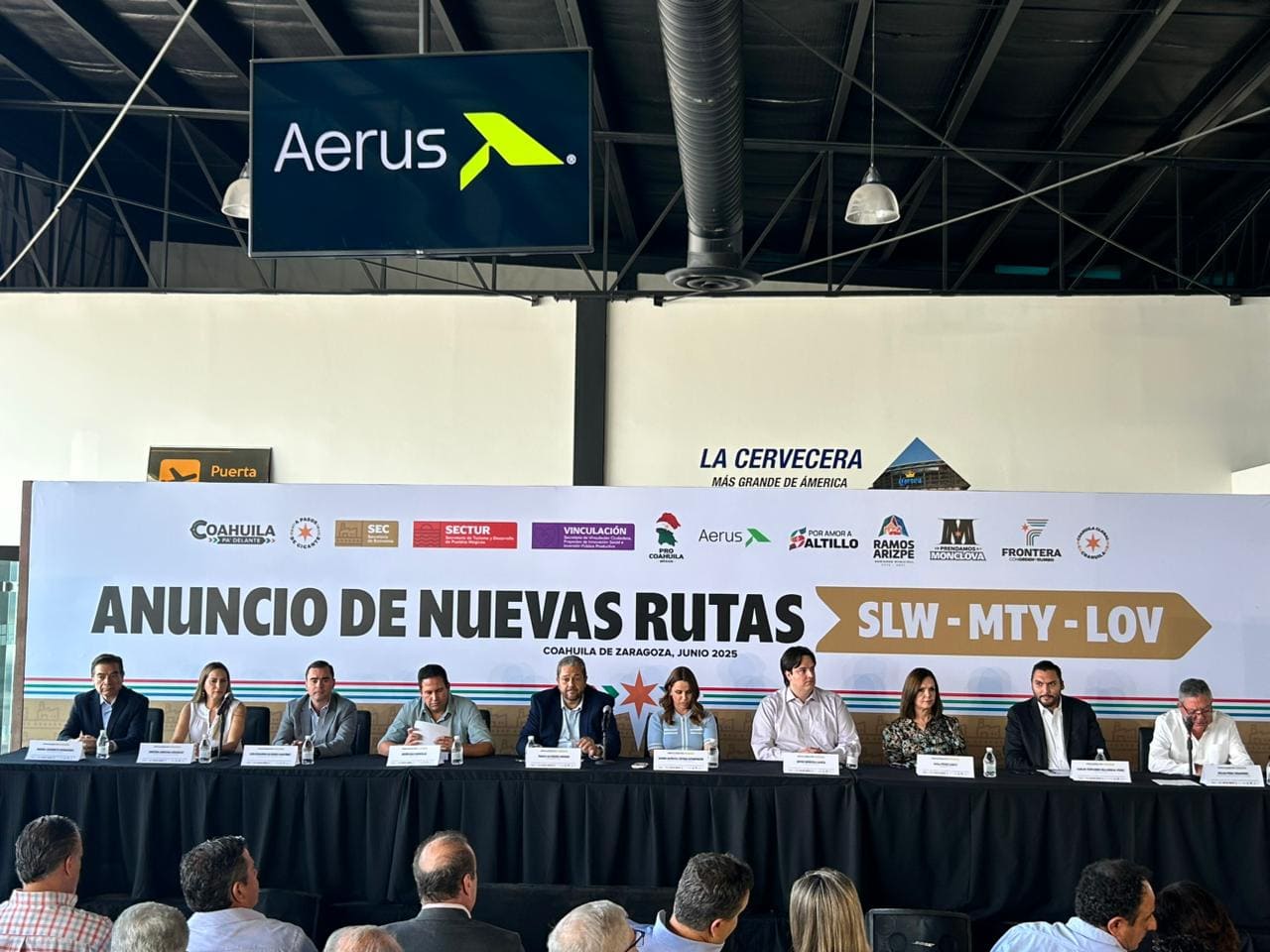 Aerus refuerza la conectividad del norte del país con nuevas rutas desde Monterrey a Monclova y Saltillo