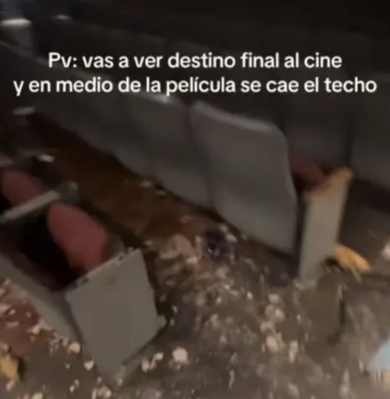 Se desploma techo en cine de Argentina durante función de Destino Final
