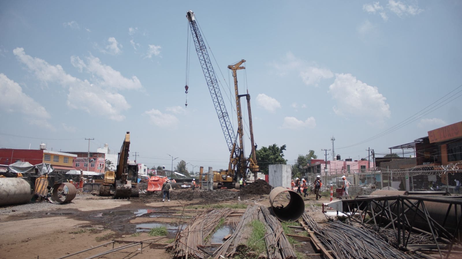 Construcción del teleférico de Uruapan, con avance del 46 por ciento