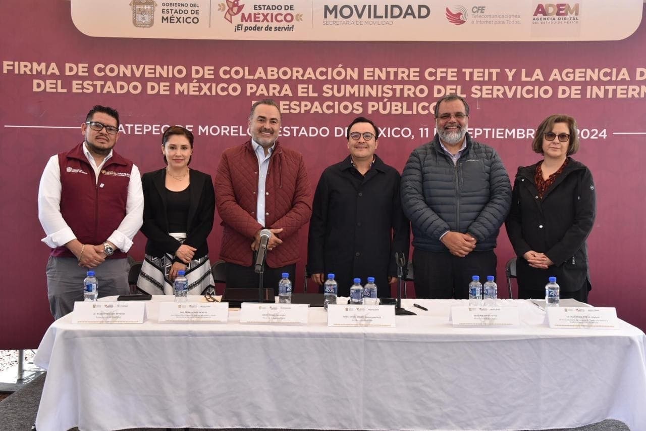 Instalarán internet gratuito en Mexibús, gracias a convenio entre GEM y CFE
