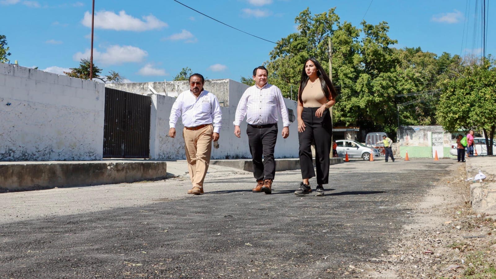 Con acciones de bacheo, se mejora la calidad de vida de vecinos del sur de Mérida