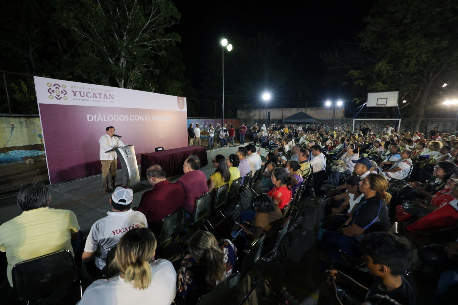 El Gobierno del Renacimiento Maya atiende las necesidades de la población en Comisaría Meridana de Cholul