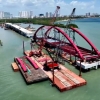  Puente vehicular Nichupté, que conectará a Cancún con la zona hotelera, registra avance del 77.8 por ciento