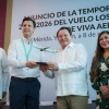 Celebran al pasajero 10 millones de Viva Aerobús en Yucatán y anuncian vuelo directo a Los Ángeles